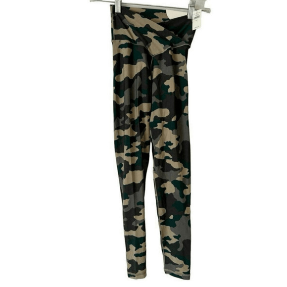 Aerie Camo Real Me High Waisted Crossover Legging Size Small NWT Green - Picture 4 of 8